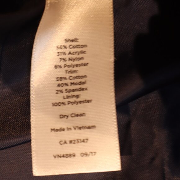 Talbots Tweed Jacket – Blue, Fully Lined – NWT – Size 18W - Picture 8 of 9